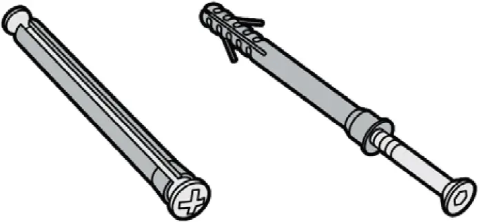 Poynting OMNI-121 Easy fit wall plug and screw