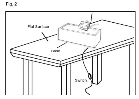 Homedics WFL-REON EnviraScape Reflection - ASSEMBLY INSTRUCTIONS fig 2