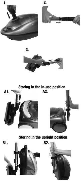 Assembling your vacuum