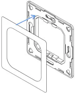 Install the controller to wall