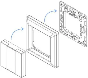 Install the controller to wall