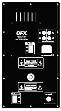 QFX SBX-412401BTS Bluetooth Cabinet Portable Speaker with Disco Lights fig5