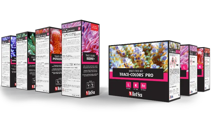 Red Sea Trace-colors Test Kits - Reef Care Program Recipes User Guide