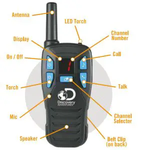 DISCOVERY CHANNEL DA06 Digital Walkie Talkie - walkie talkie