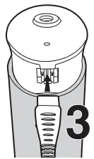 Panasonic EW-DJ40 Rechargeable Oral Irrigator - socket