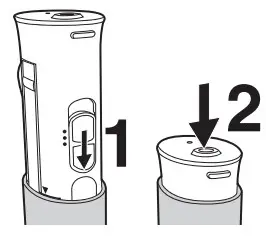 Panasonic EW-DJ40 Rechargeable Oral Irrigator - switch