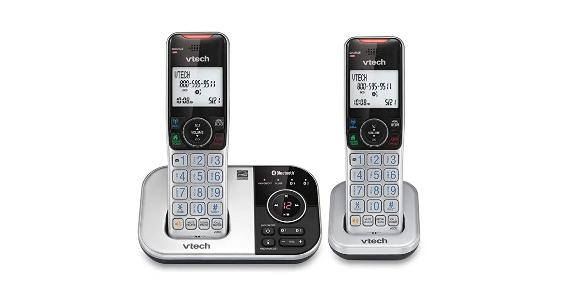 Vtech Vs122-16 Dect6.0 Cordless Phone With Bluetooth User Guide