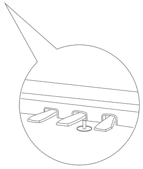 The ONE GC861601 Light Keyboard Piano - floor.