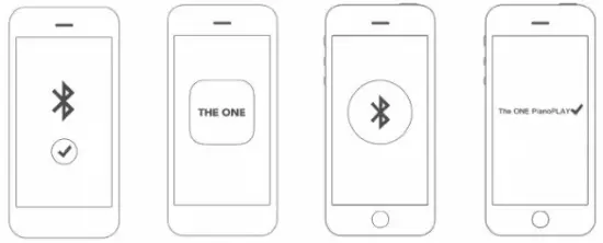 The ONE GC861601 Light Keyboard Piano - phon1.