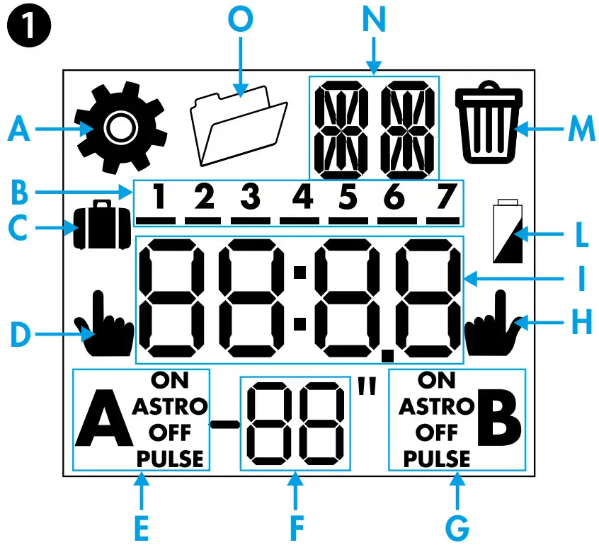 finder 12 A1 A2 Digital Astro Time Switch - fig2