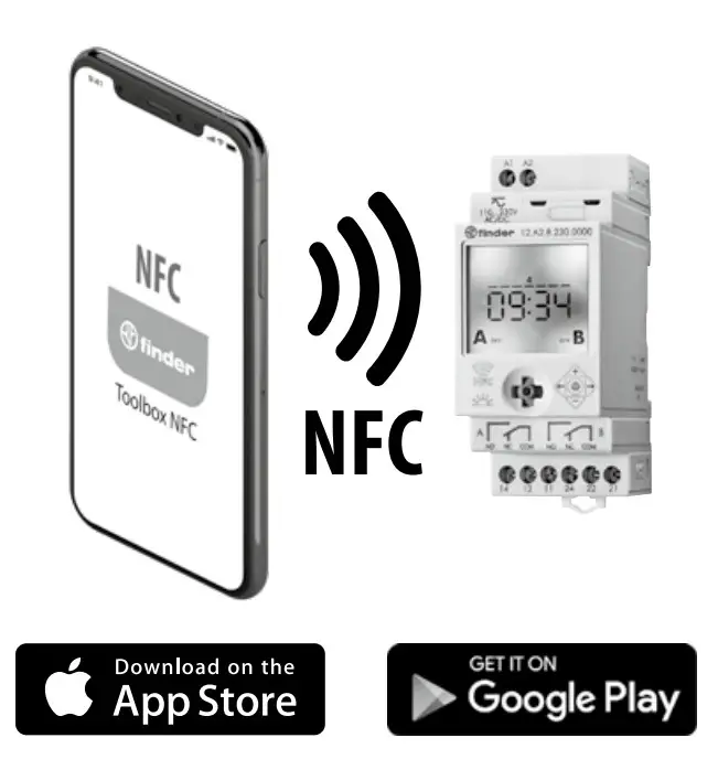 finder 12 A1 A2 Digital Astro Time Switch - fig3