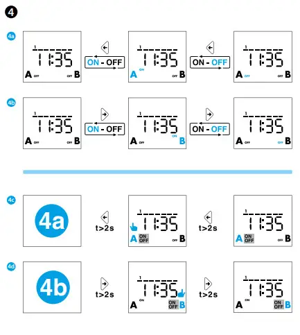 finder 12 A1 A2 Digital Astro Time Switch - fig7