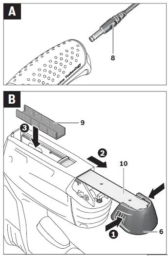 BOSCH PTK3.6LI Cordless Tacker and Stapler FIG 2
