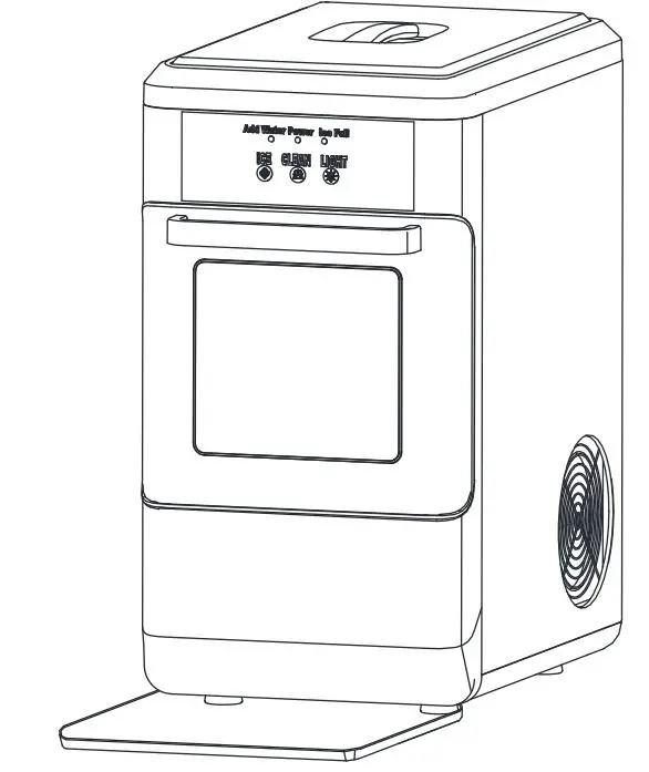 Costway Fp10023us-dk Portable Ice Maker User Manual