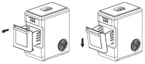FIG 8 Open the drawer