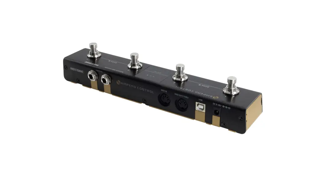 Hotone Midi Foot Controller Pedal Bluetooth Ampero Control 4 Button Instructions