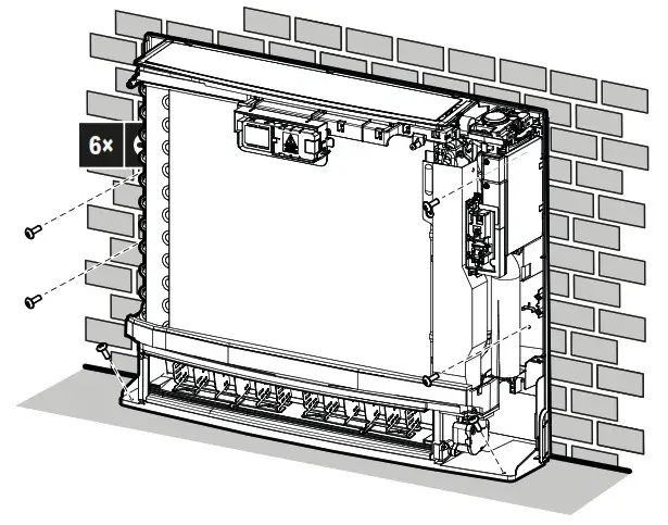 DAIKIN CVXM-A.FVXM-A Split System Air Conditioners- extra filler board