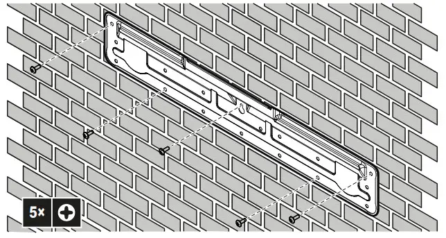 DAIKIN CVXM-A.FVXM-A Split System Air Conditioners- mounting plate