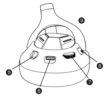 EKSA EK201030A Air Joy Pro Gaming Headset - parts 2