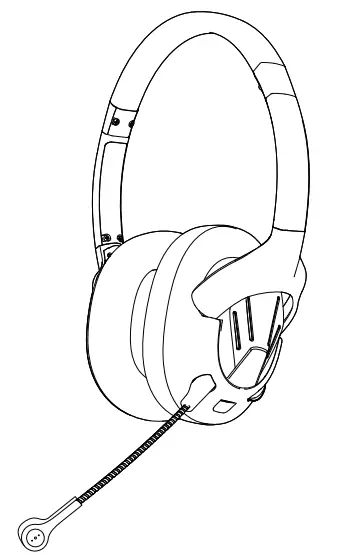 EKSA EK201030A Air Joy Pro Gaming Headset