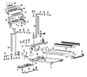 insportline IN 22524 inCondi T20i Treadmill -DIAGRAM