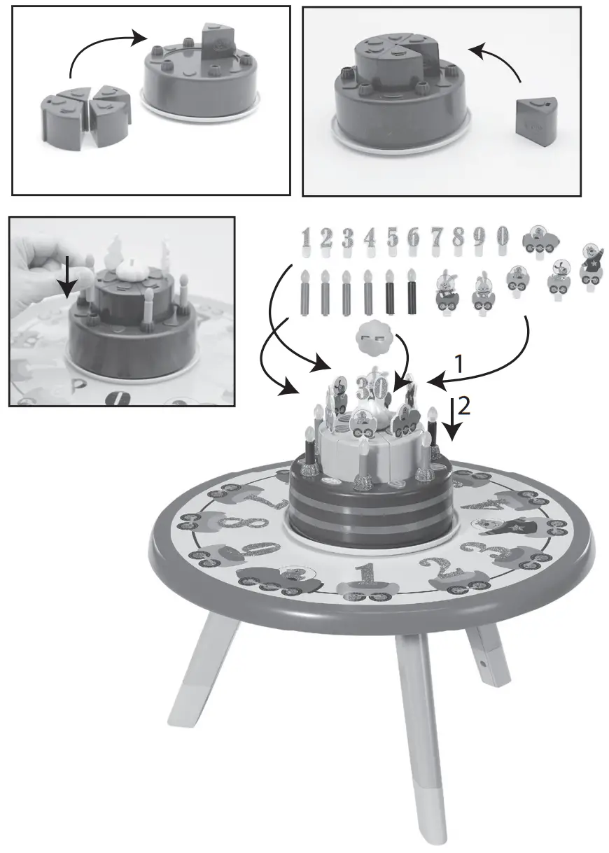 BABY born 831076 Happy Birthday Multi Color Table - fig 3