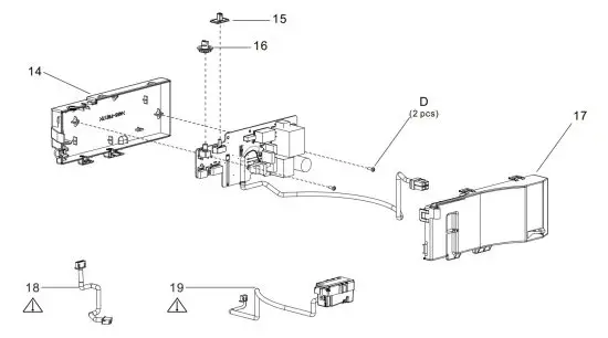 Panasonic FV-0511VFC1 Ventilating Fan - Main PCB