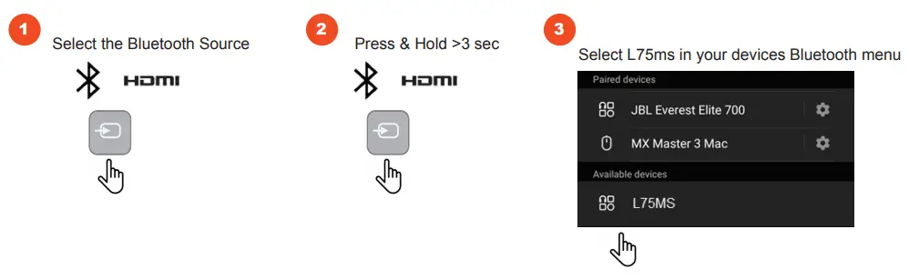 JBL 210475 L75ms Integrated Music System 6