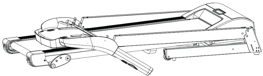 FRONTIER FRB210 Treadmill Running Exercise Machine - combining