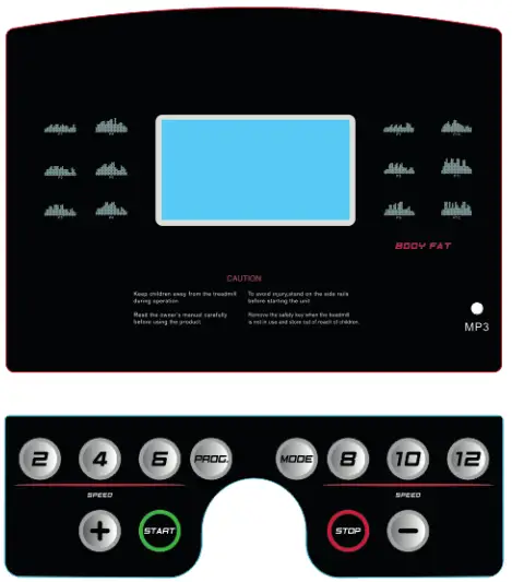 FRONTIER FRB210 Treadmill Running Exercise Machine - lock