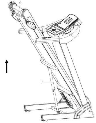 FRONTIER FRB210 Treadmill Running Exercise Machine - machine
