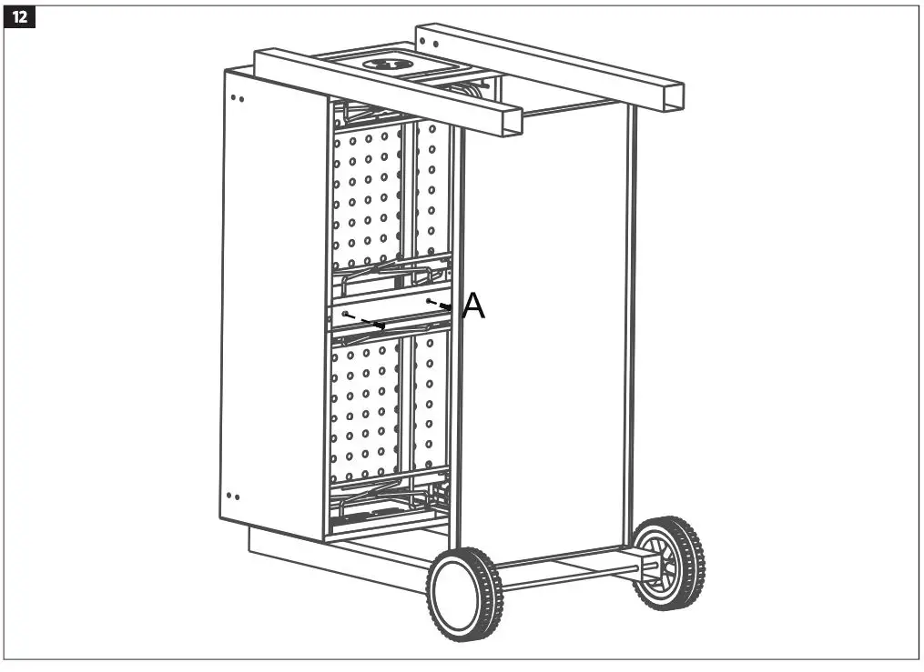 Burns Barkles 010387 Double Charcoal Grill-12