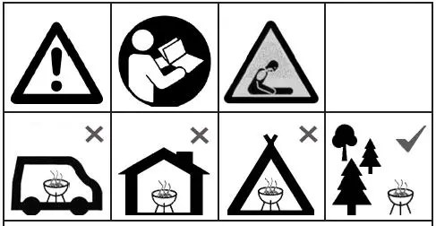 Burns Barkles 010387 Double Charcoal Grill-25