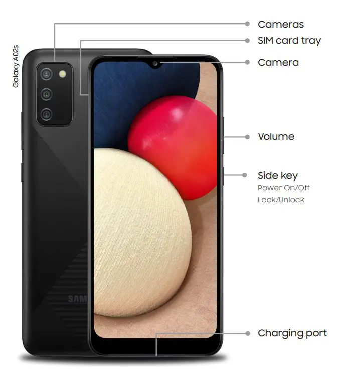 SAMSUNG A02s Smartphone User Guide - About your phone