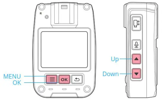 REXING P1 Body Worn Camera - Menu Setup