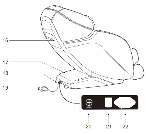 iReSt SL A303 10 Massage Chair - .Remote bag