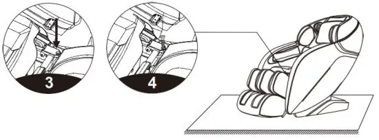 iReSt SL A303 10 Massage Chair - fixing cover