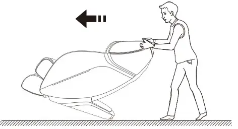 iReSt SL A303 10 Massage Chair - power button