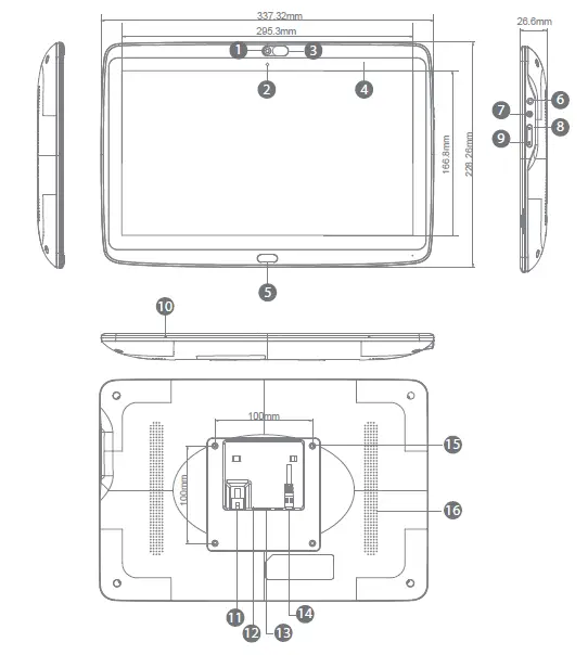Shenzhen Electron Technology WH1332T Android Tablet 3