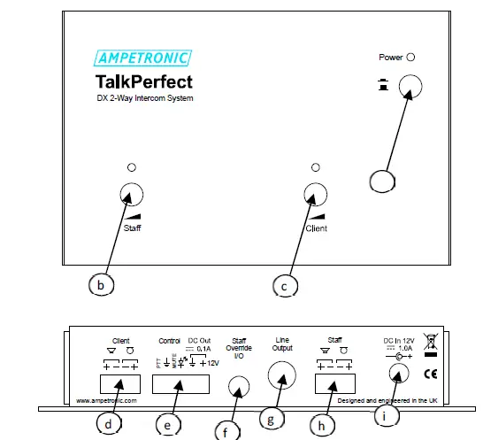 AMPETRONIC-UP27006-6-Talkperfect-DX-Installation-fig 13