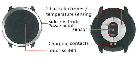 Bakeey-M18-Plus-Smart-ECG-Temperature-Watch-1