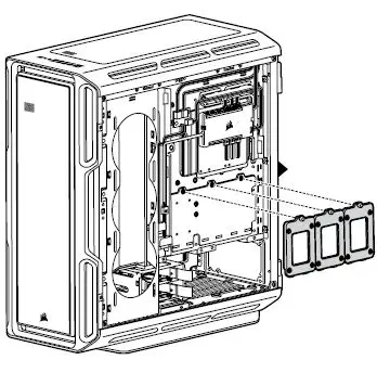 CORSAIR iCUE 5000T RGB Mid-Tower Smart Case 12