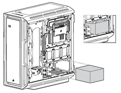 CORSAIR iCUE 5000T RGB Mid-Tower Smart Case 14
