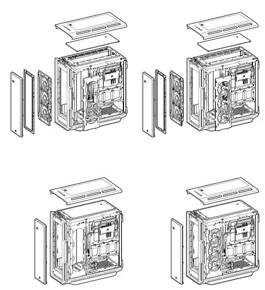 CORSAIacacRaC iCUE 5000Tac RGB Mid-Tower Smart Case 8