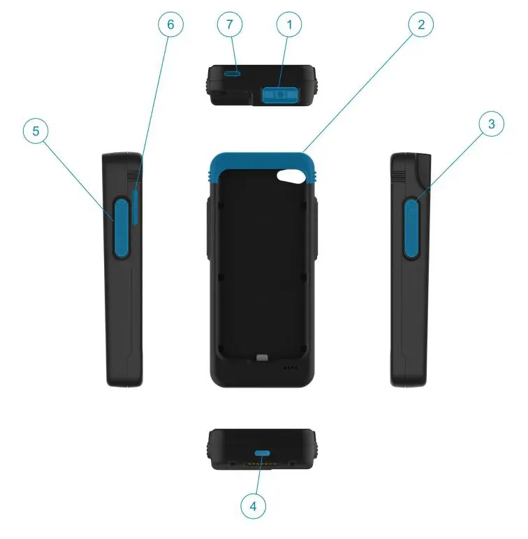 DATECSBT301 Linea Pro 5 Bluetooth Module FIG 1