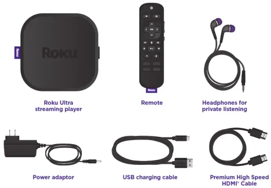 Roku 4800R Ultra HDR 4K UHD Streaming Media Player - Fig