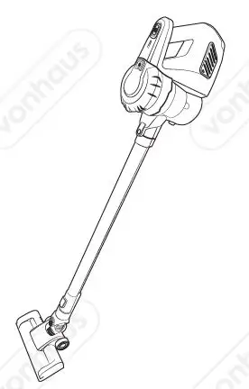 VonHaus-3000098-Gre-Cordless-Brushed-Motor-Handheld-Vacuum-fig5