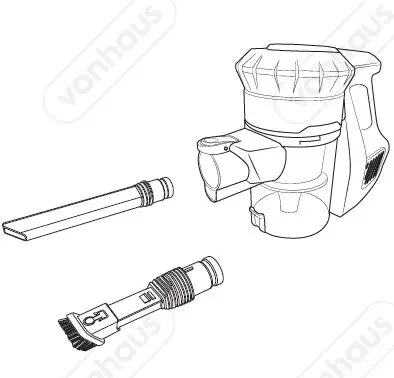VonHaus-3000098-Gre-Cordless-Brushed-Motor-Handheld-Vacuum-fig6