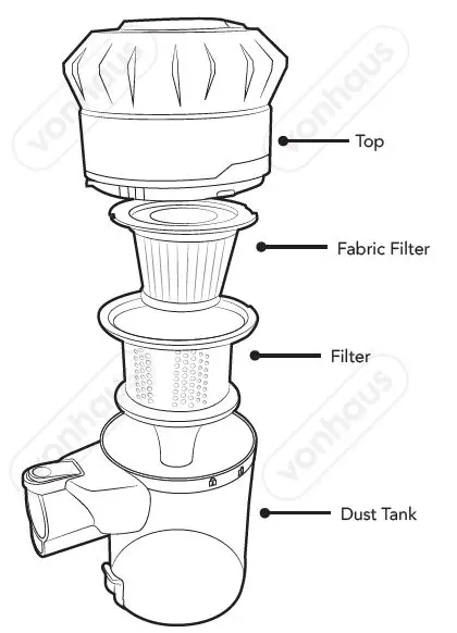 VonHaus-3000098-Gre-Cordless-Brushed-Motor-Handheld-Vacuum-fig9