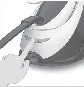 PHILIPS GC9600 Range Perfect Elite Plus Steam Generator Iron - Descaling the soleplate 6